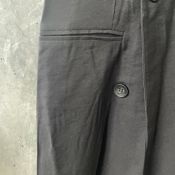 Burshka black double Button Lapel Neck Vest Blazer size M for women - Picture 7 of 11